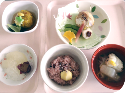 老人ホーム　イベント食